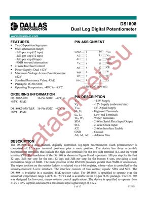 DS1808Z-050+ datasheet  
